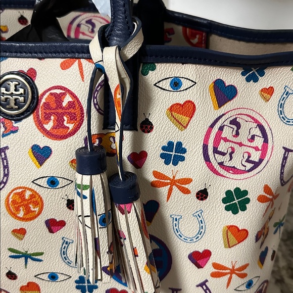 Tory Burch Lucky Charms Tote - Picture 7 of 13